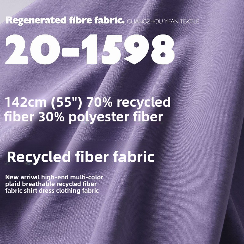 Sewing Recycling - Tissu en fibres organiques recyclées, respirant,