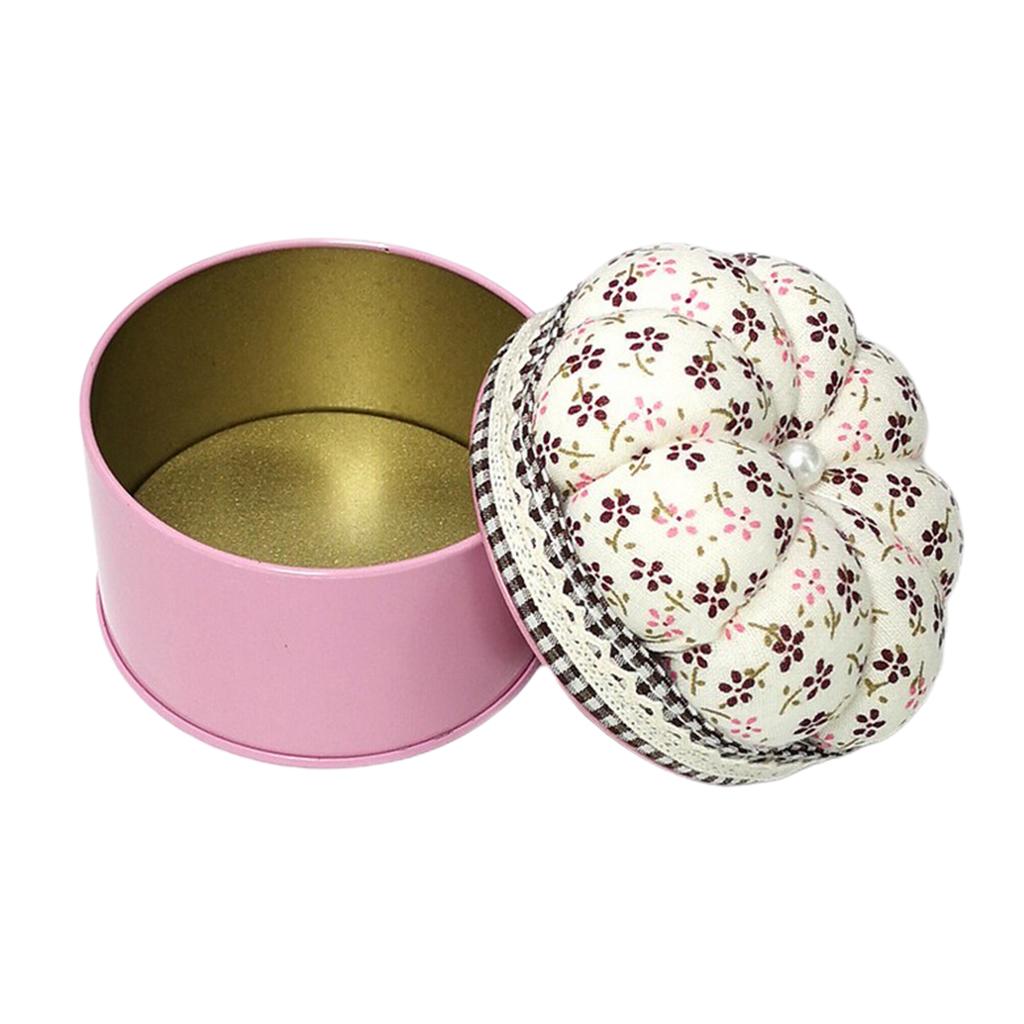 Sewing Pin Cushion - Pincushion grill avec boîte de rangement,