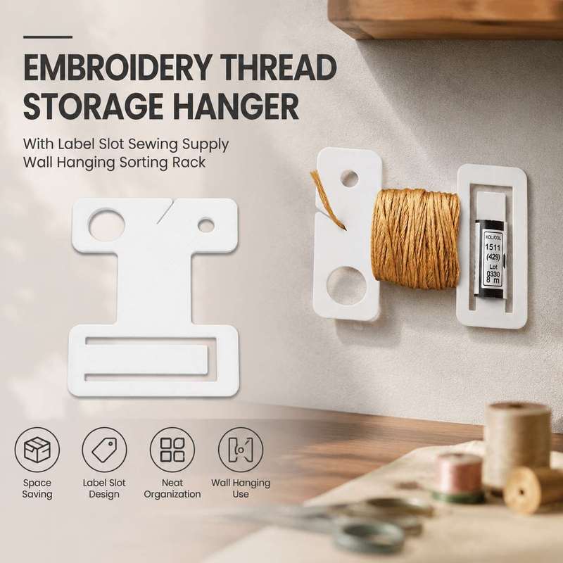 Sewing Label - Porte-fils à broder avec emplacement pour