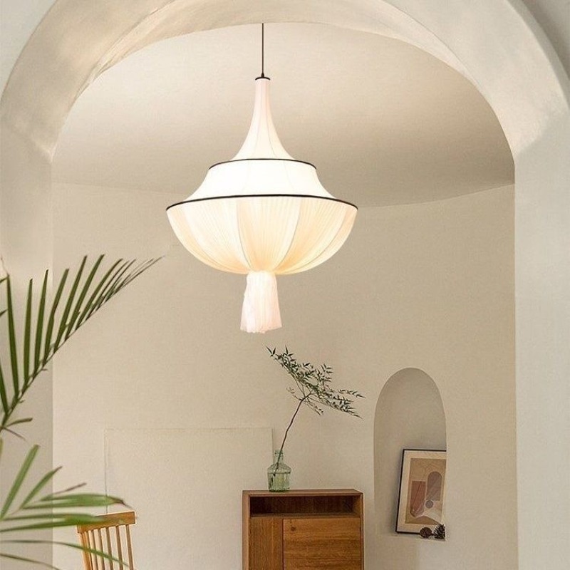 Century Textile & Sewing Supply Photos - Luminaire Suspendu LED en Tissu, Design