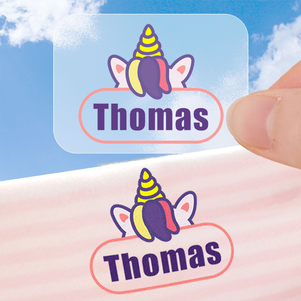Sewing Label - Autocollant de nom de fer personnalisé,