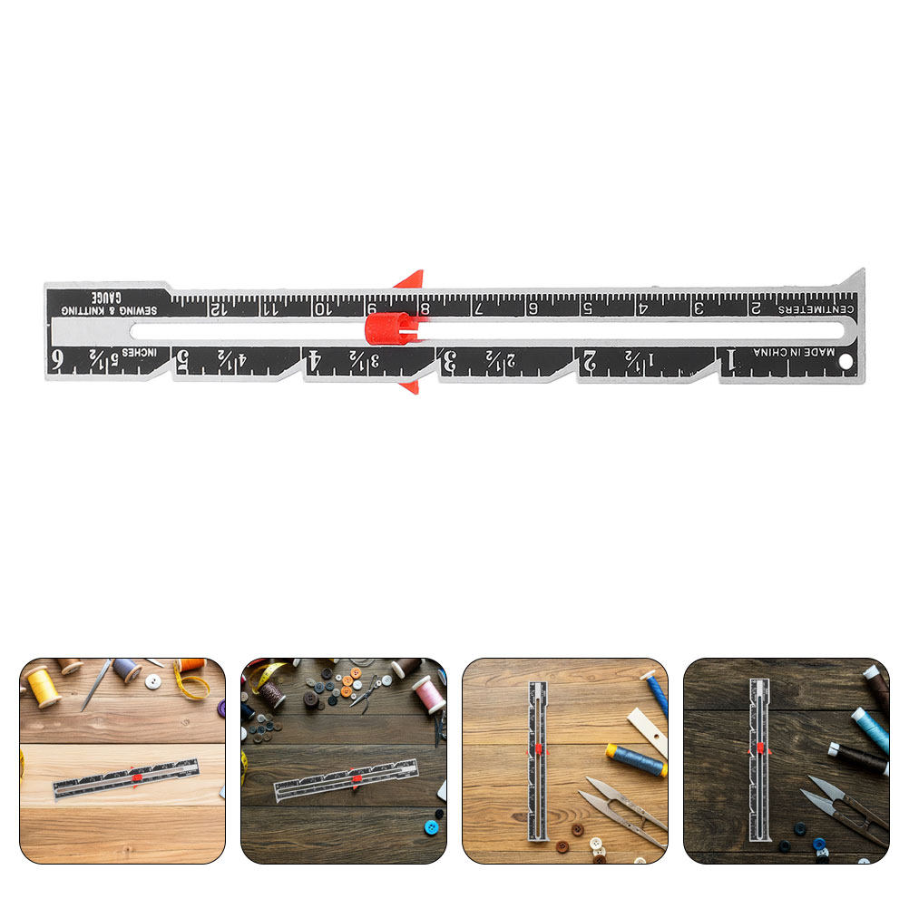 Sewing Gauge Ruler - Ensemble de 8 règles de couture