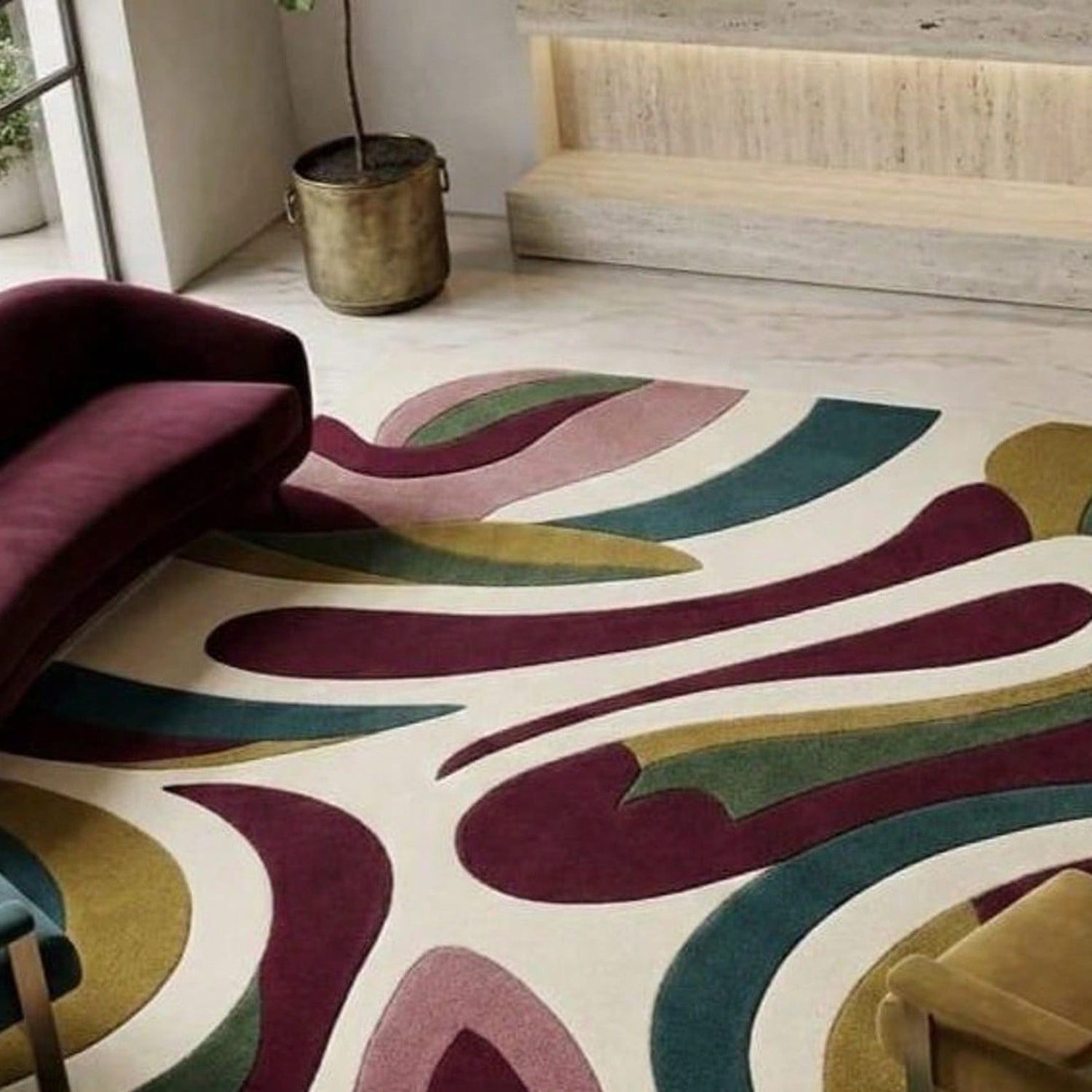Century Textile & Sewing Supply Avenue C North Saskatoon Sk - Tapis à motifs abstraits, Tapis de