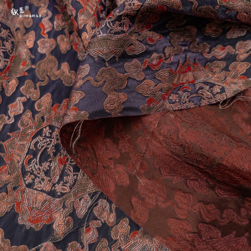 Tissu jacquard floral en rayon - Sewing Vest avis et prix