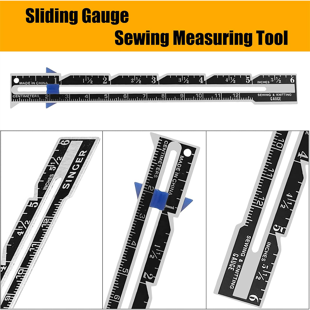 Jauge coulissante 5 en 1, outi - Sewing Gauge Ruler avis et prix