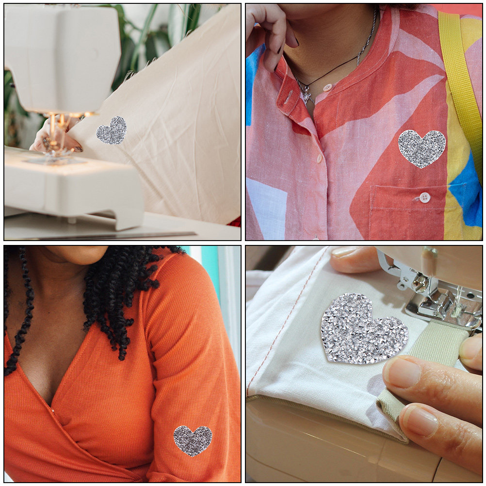 10 pièces, patchs brodés en fo - Sewing Recycling avis et prix