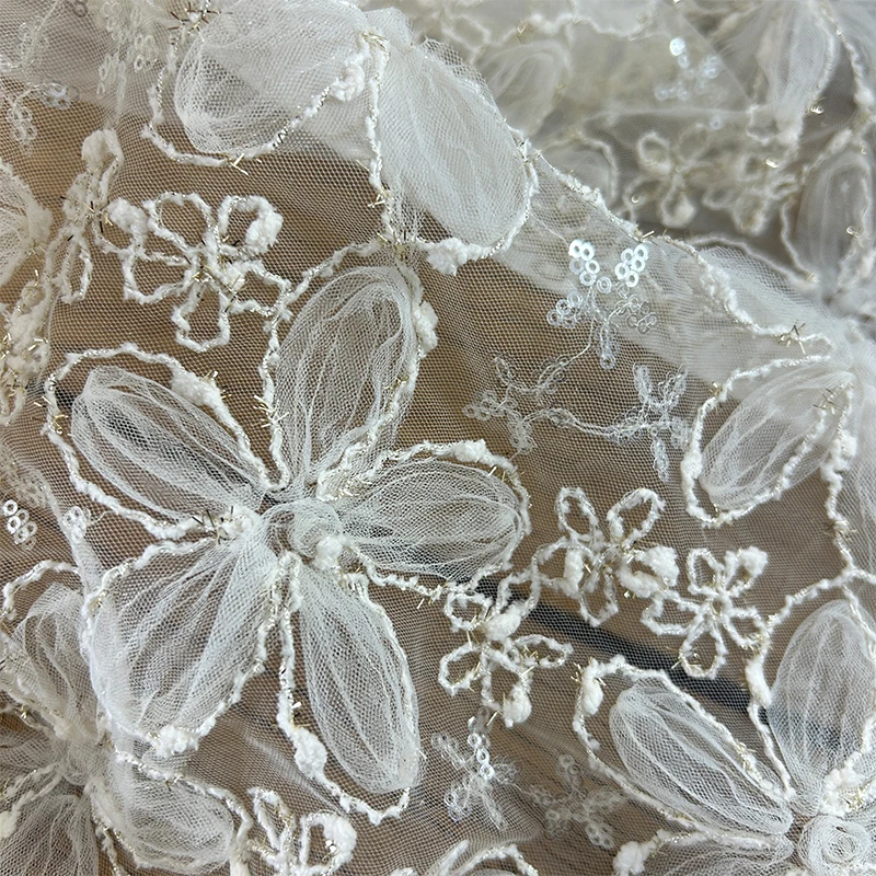 Tissu en maille à paillettes b - Textile Sewing Techniques avis et prix