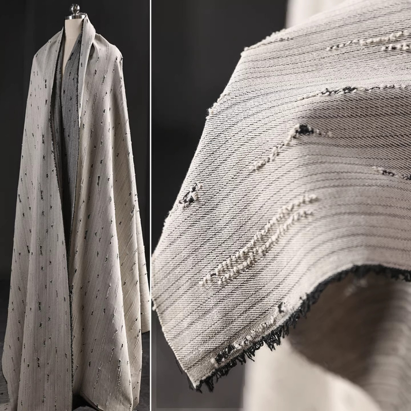 Tissu jacquard en coton denim  - Sewing Recycling avis et prix