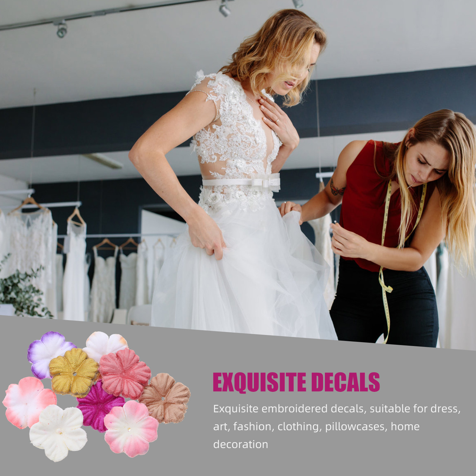 500 pièces d'écussons floraux, - Sewing Recycling avis et prix