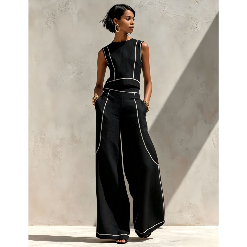 Ensemble 2 pièces gilet et pan - Sewing Vest avis et prix
